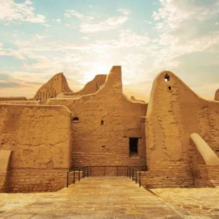 صورة تظهر تاريخ الدرعية مصدر الصورة من وكالة الأنباء السعودية واس