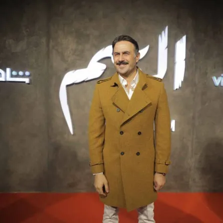 قصي خولي على السجادة الحمراء لاحتفالية الأمس لانطلاق مسلسل الوسم - الصورة من المسؤول الإعلامي لمجموعة الـmbc