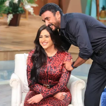 ياسمين عبد العزيز وزوجها أحمد العوضي - الصورة من حسابها على انستغرام