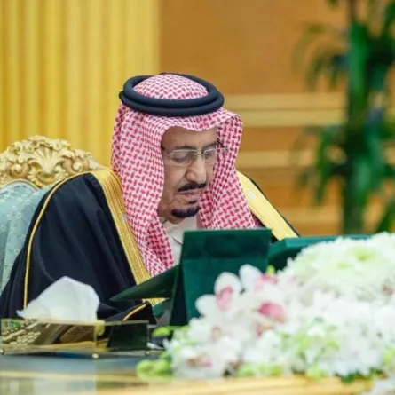 خادم الحرمين يترأس مجلس الوزراء مصدر الصورة واس