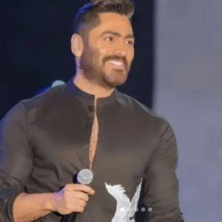 تامر حسني - الصورة من حسابه على انستجرام 