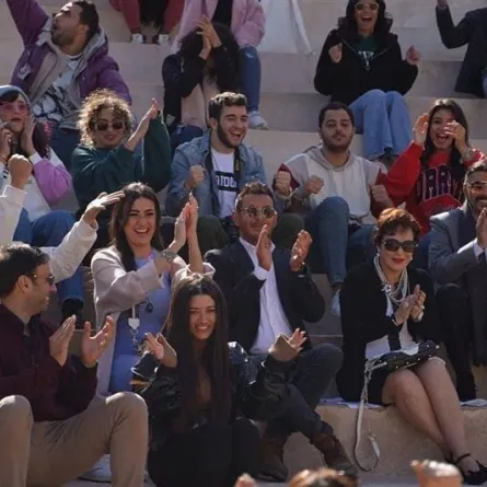 صورة من كواليس مسلسل " دايما عامر" من حساب المخرج مجدي الهواري على " انستجرام "