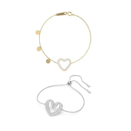 موديلات أساور على شكل قلب