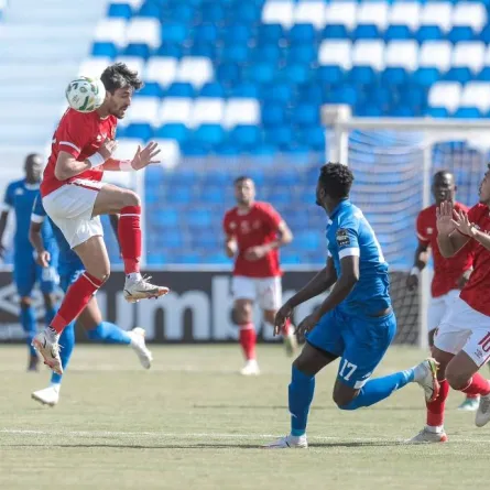 مباراة الهلال السوداني والأهلي المصري - الصورة من حساب 