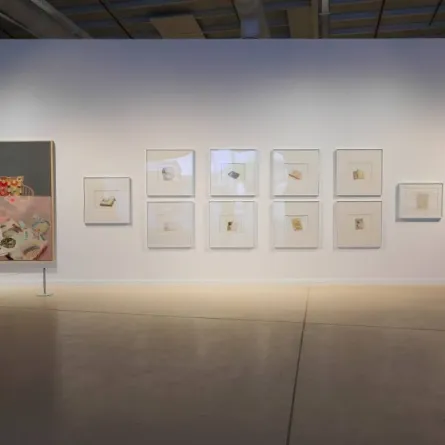 سلسلة الحصان الأبيض - الصورة من حساب بينالي الدرعية للفن المعاصر