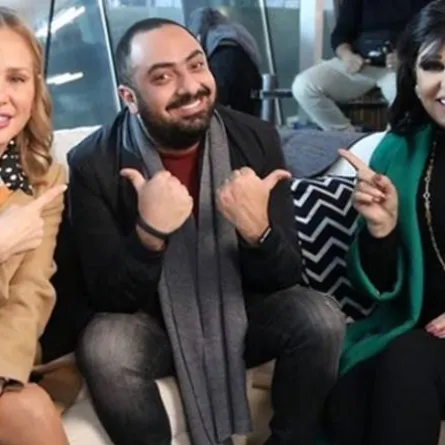 المخرج مرقس عادل وشيرين رضا وفيفي عبده من كواليس " شغل عالي"- الصورة من حساب المخرج مرقس عادل على انستجرام