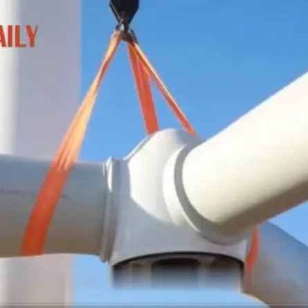 تركيب أضخم توربينة رياح لتوليد الكهرباء في الصين