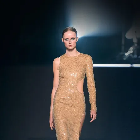 فستان ميتاليكي من مايكل كورس