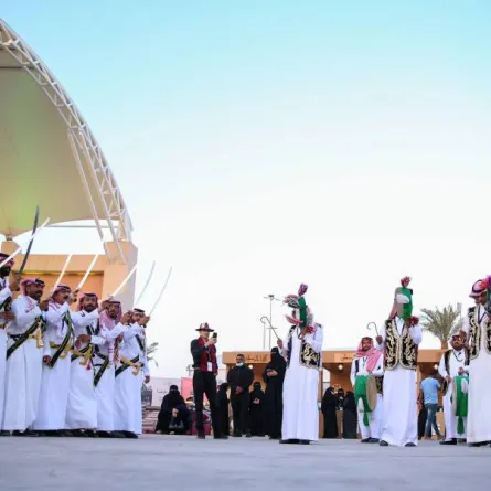 احتفالات يوم التأسيس في الدائري الشرقي بالرياض