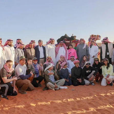 انطلاق أول رحلة بمحمية الملك سلمان الملكية - الصورة من واس