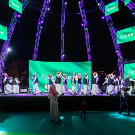 المزمار الحجازي على مسرح كأس السعودية - تصوير محمد عثمان