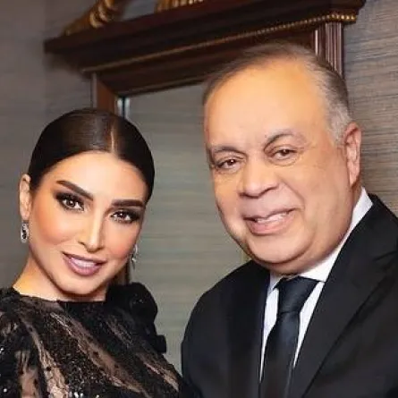 أشرف زكي وروجينا - الصورة من حساب روجينا على انستغرام