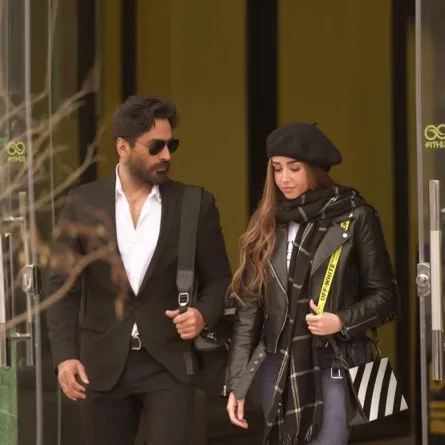 تامر حسني من كواليس فيلمه الجديد - صورة من  صفحته الرسمية على فيسبوك 