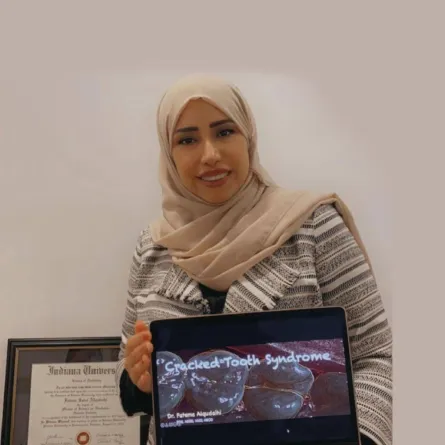 فاطمة القديحي -الصورة من  حسابها على الانستغرام