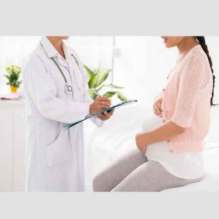 صورة لحامل تعاني من سلس البول وأعراضه المزعجة