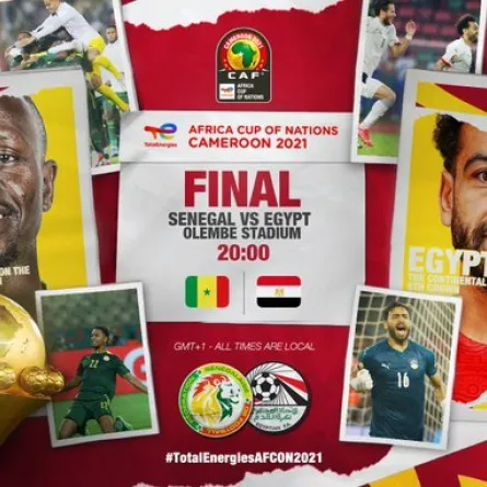 موعد مباراة مصر والسنغال في نهائي أمم إفريقيا 
