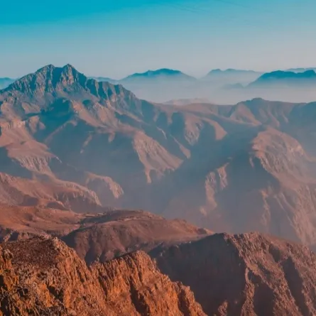 جبل جيس- الصورة من الموقع الرسمي لسياحة رأس الخيمة