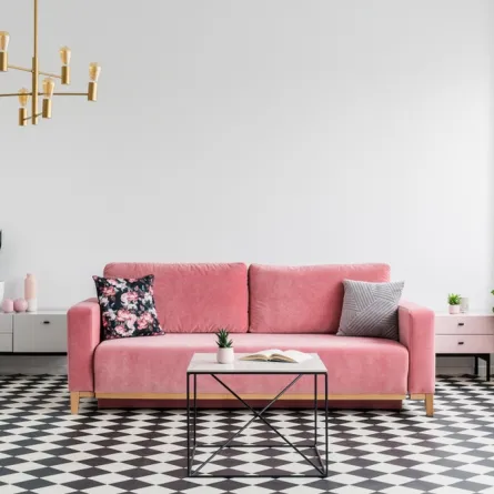 الزهري المترب تدرّج لوني مرغوب في ديكورات المنزل عصري