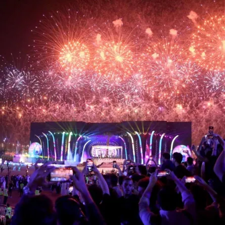 موسم الرياض يستقبل زواره بكامل طاقته الاستيعابية - الصورة من الشرق الأوسط