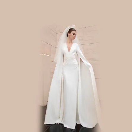 فساتين زفاف بدون تطريز 2022 من إيلي صعب Elie Saab