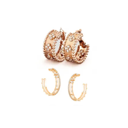 موديلات أساور أذن ذهب وألماس لإطلالة عصرية في 2022