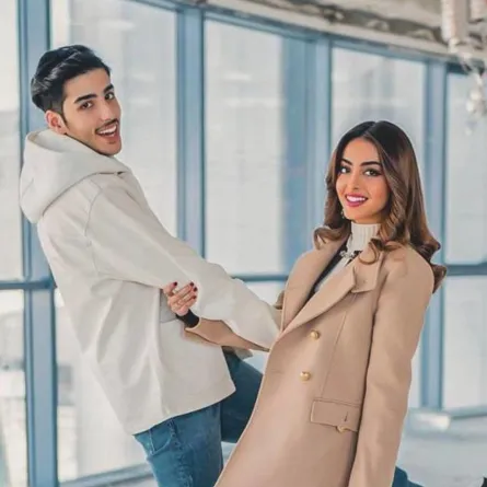 جود عزيز وطلال باسم - الصورة من صفحة جود عزيز على " انستغرام"