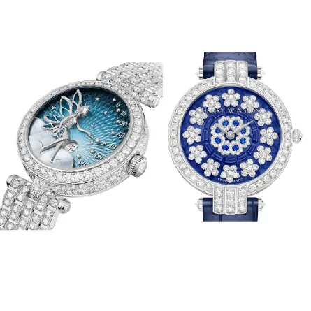 ساعات بحواف ألماس لصيف 2022