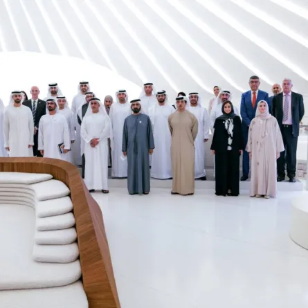 إطلاق المرحلة التشغيلية للمدرسة الرقمية. الصورة من "وام"