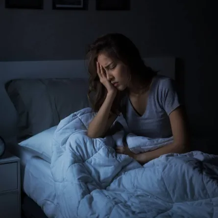 صورة للأرق أثناء الليل