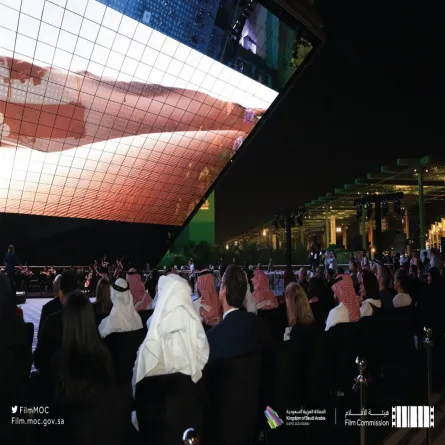 جانب من فعالية ليالي الفيلم السعودي - الصورة من الحساب الرسمي لهيئة الأفلام على تويتر