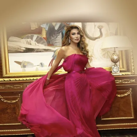 فساتين سهرة من وحي نوال الزغبي