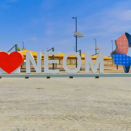 مشروع نيوم. الصورة من "واس"