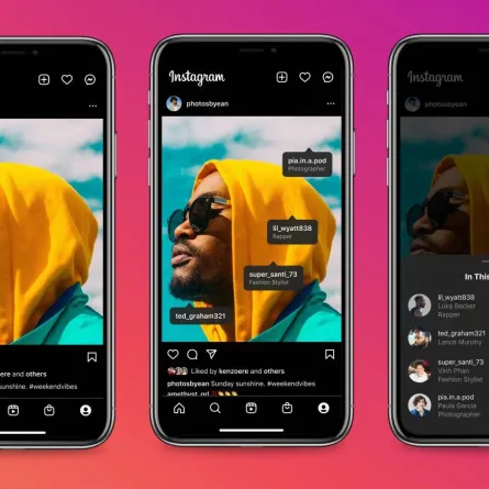 صورة ميزة جديدة لصناع محتوى إنستجرام