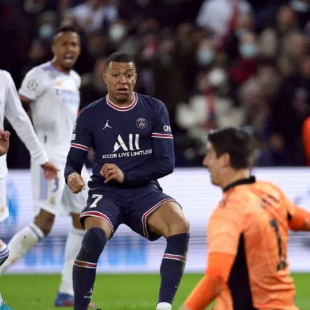 صورة من مباراة ريال مدريد وباريس سان جيرمان