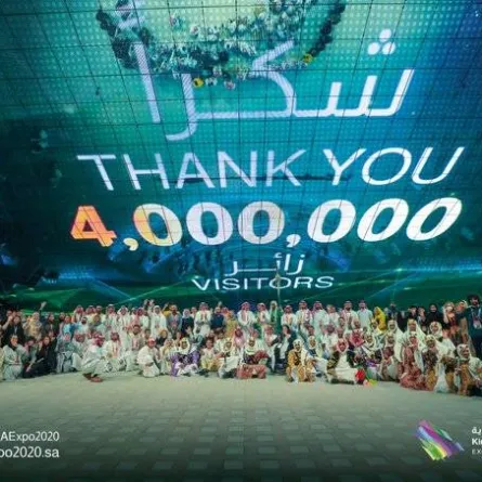 جناح السعودية في "إكسبو 2020 دبي" يستقبل 4 ملايين زائر - الصورة من حساب الجناح على تويتر 