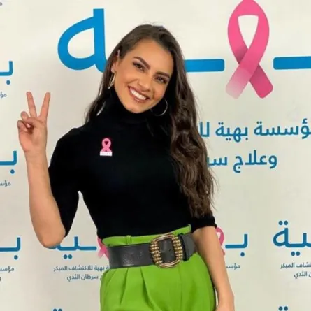 كارمن سليمان تدعم محاربات سرطان الثدي - الصورة من حساب كارمن على انستغرام