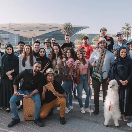مهرجان مترو دبي للموسيقى. الصورة من "وام"