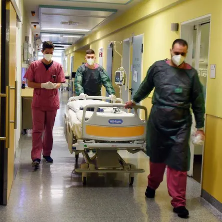 صورة مستشفى لمعالجة حالات كورونا