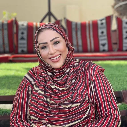 الفنانة شمعة محمد - صورة من حسابها على موقع  " انستغرام "