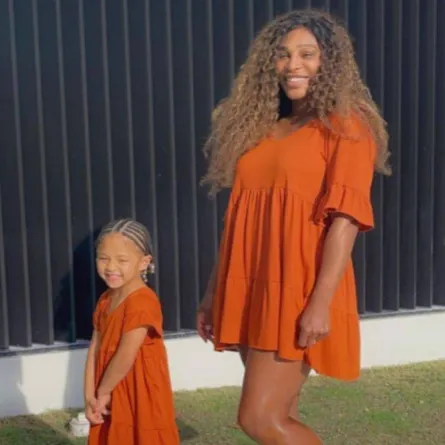 سيرينا ويليامز وابنتها -الصورة من حسابها في إنستغرام