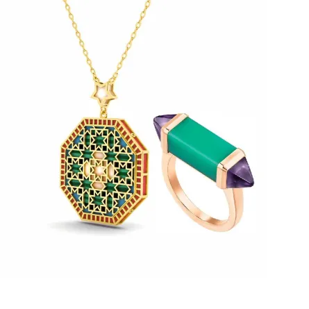 مجوهرات ذهبية بتصاميم شرقية لإطلالتك في رمضان