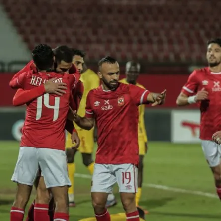 صورة من مباراة الأهلي والمريخ