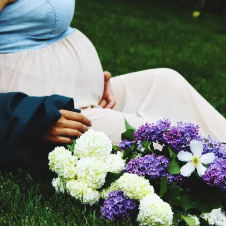 صورة لأم حامل