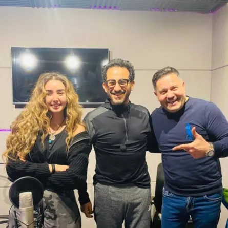 كواليس مسلسل العصمة في إيدي - الصورة من حساب إدوارد على انستغرام