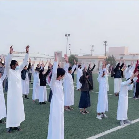 العودة الحضورية للطلاب في المدارس السعودية - الصورة من حساب وزارة التعليم السعودية