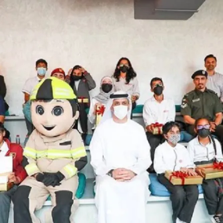 طفلي يبتكر. الصورة من إنستغرام الدفاع المدني