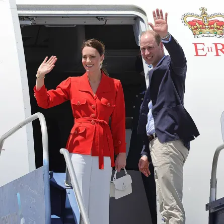 كيت ميدلتون والأمير ويليام يغادران بليز- الصورة من موقع People