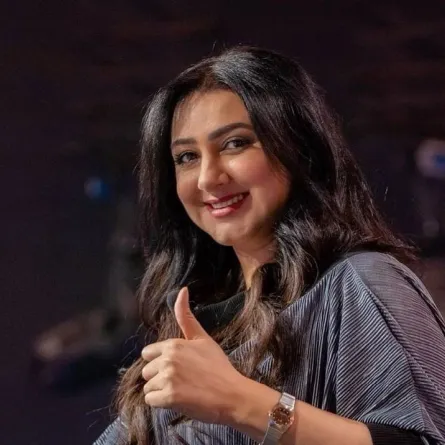 الفنانة هيفاء حسين - صورة من صفحتها على موقع " انستغرام "