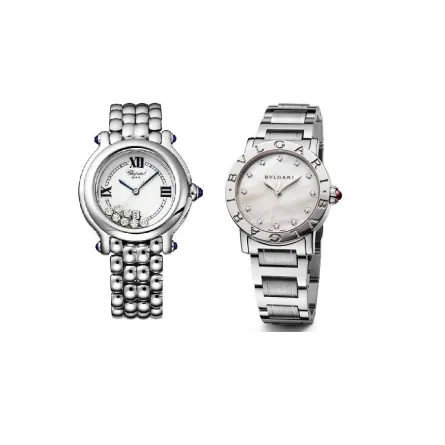 أجمل ساعات بالذهب الأبيض والبلاتين 2022