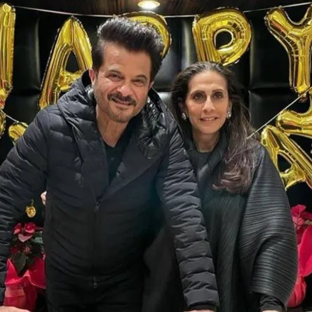 أنيل كابور وسانيتا- الصورة من حساب أنيل كابور على إنستغرام